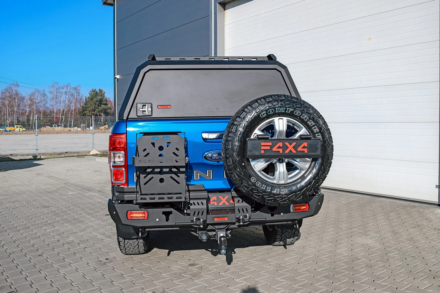 F4X4 - RESERVEWIEL DRAGER VOOR MODULE ARM FORD RANGER T6 19-23