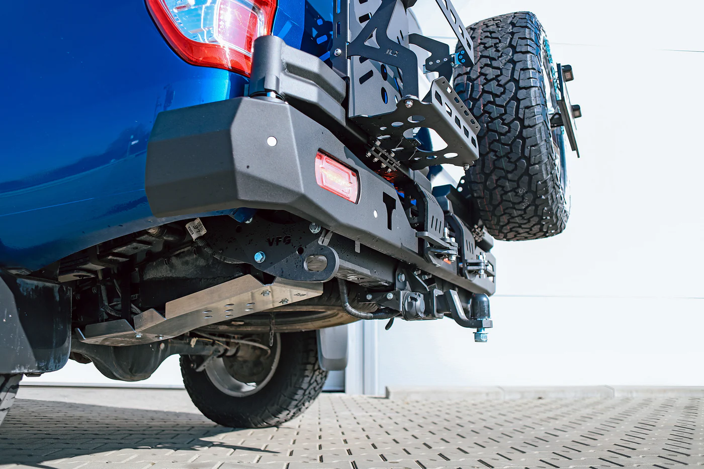 F4X4 - ACHTERBUMPER FORD RANGER T6 19-23 - met LED lampen - Afbeelding 6