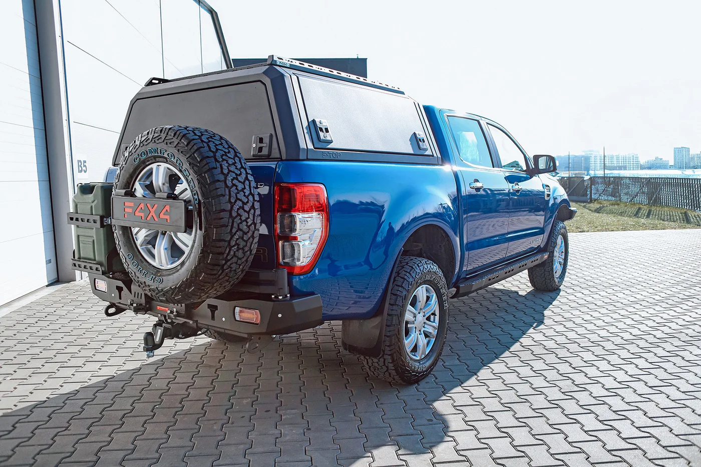 F4X4 - ACHTERBUMPER FORD RANGER T6 19-23 - met LED lampen - Afbeelding 7