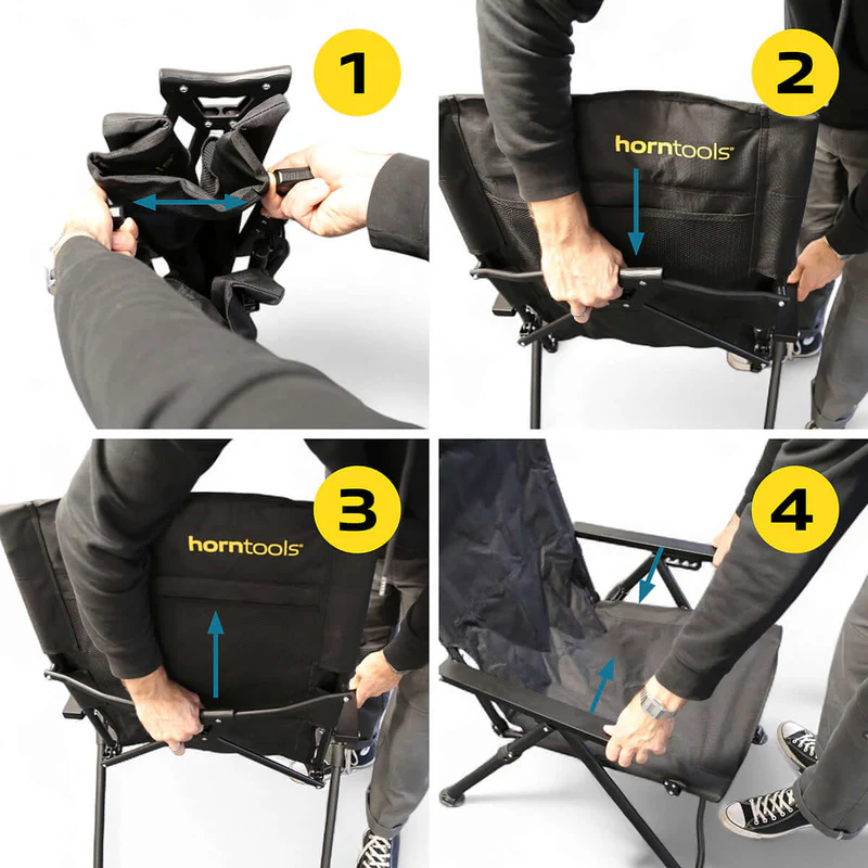 Horntools - Campingstoel Recliner - Afbeelding 15