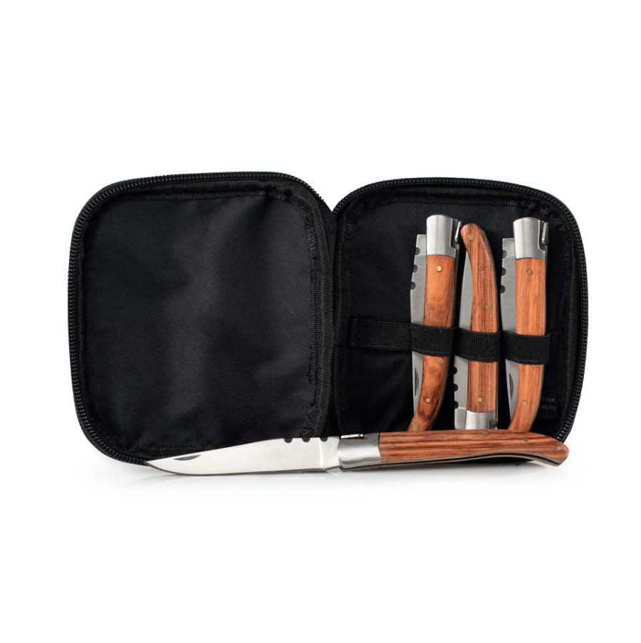 GSI Outdoors - Rakau opvouwbare steakmessenset - Afbeelding 2