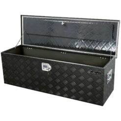 Bullram - Opbergkist traanplaat groot ZWART