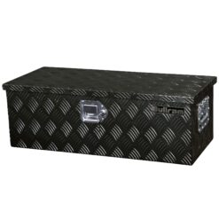 Bullram - Opbergkist traanplaat medium ZWART