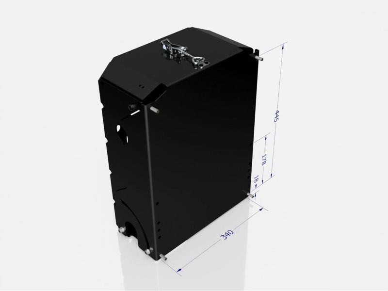 ARB - Ontap Afsluitbare 22ltr jerrycan houder black - Afbeelding 7