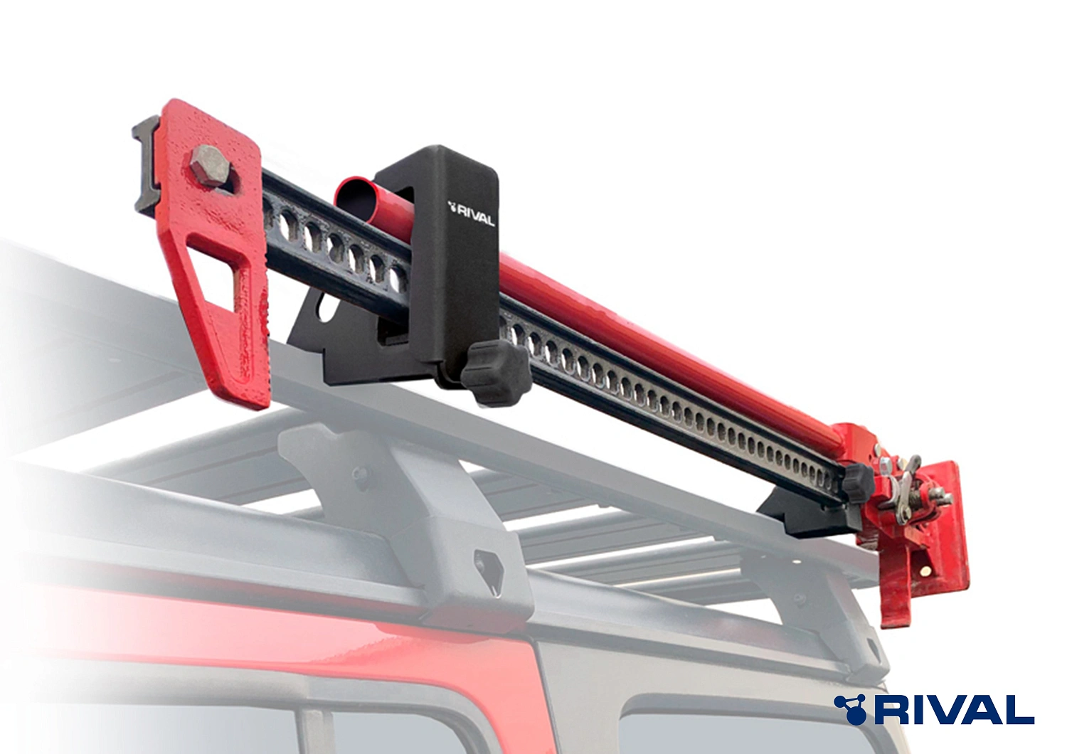 RIVAL - Modular Roof Rack Hi-Lift Jack Brackets (side mount)