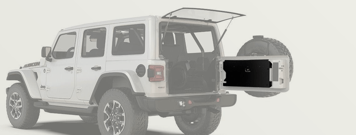 Jeep Wrangler JL Rear Door Base Plate