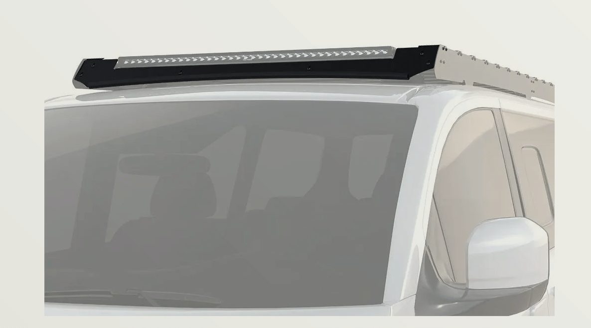 FRONT RUNNER - Ford Transit Custom LWB/SWB (2023-Current) / Volkswagen T7 Transporter/Caravelle (2025-Current) Slimsport Rack 40inLight Bar Wind Fairing - Afbeelding 5