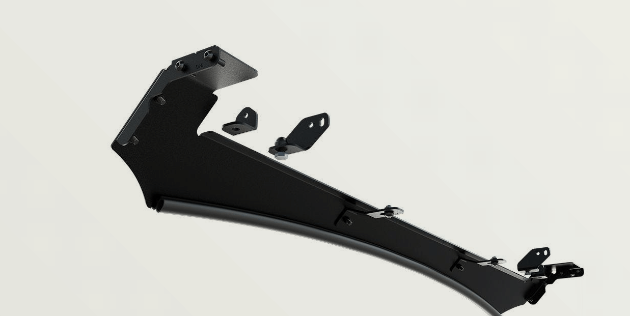 FRONT RUNNER - Volkswagen Amarok (2010-2022) Slimsport Rack 40in Lichtbalk Winddeflector - Afbeelding 3